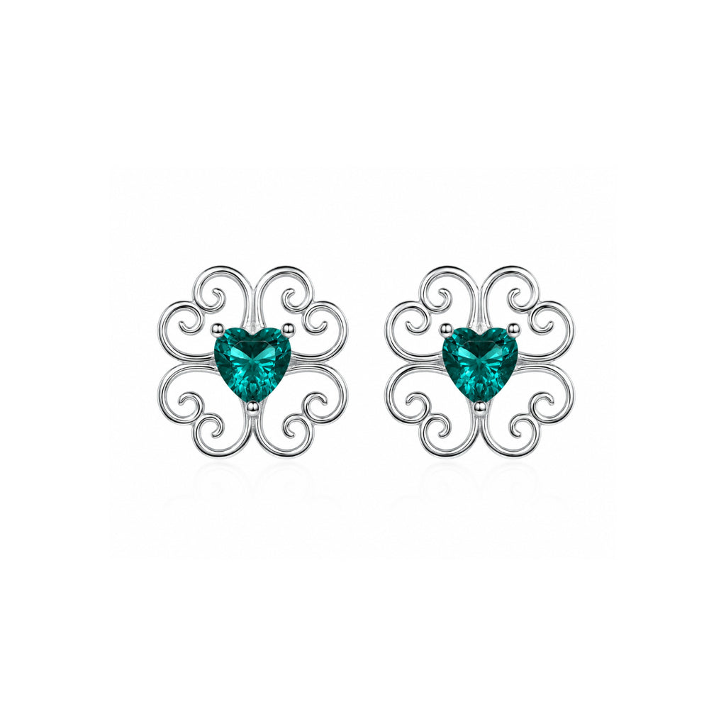 Berrivien Vine Silver Stud Earrings