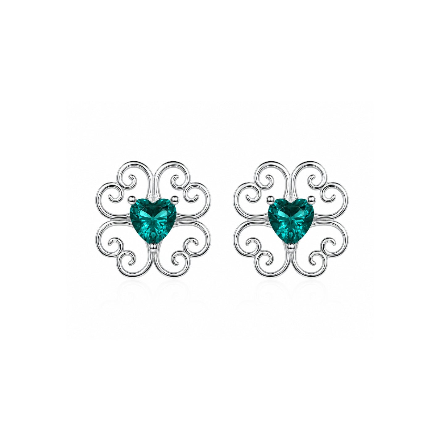 Berrivien Vine Silver Stud Earrings
