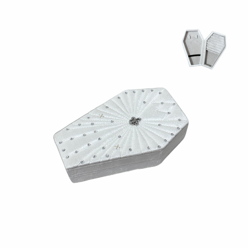 White Iris Jewelry Organizer