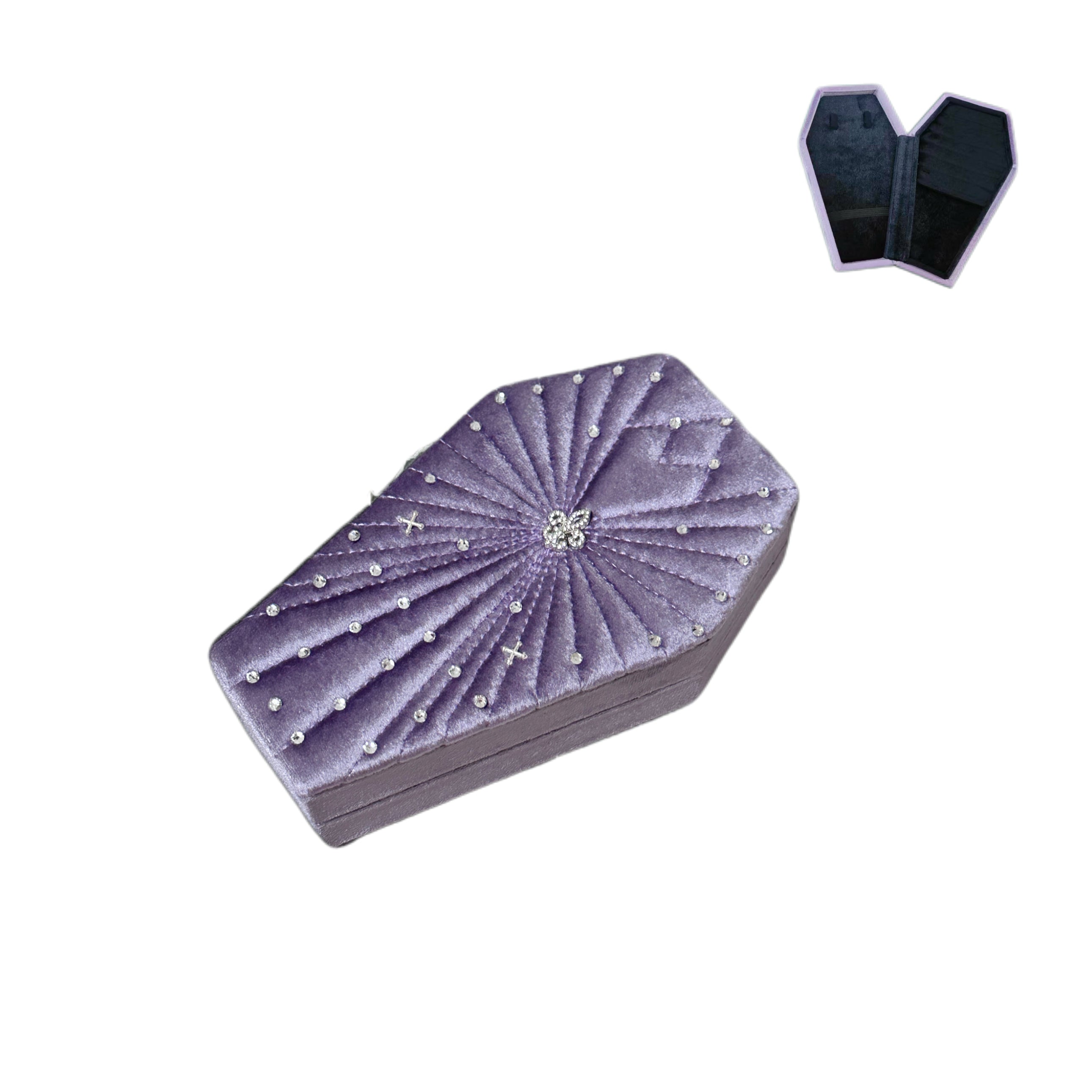 Purple Iris Jewelry Organizer